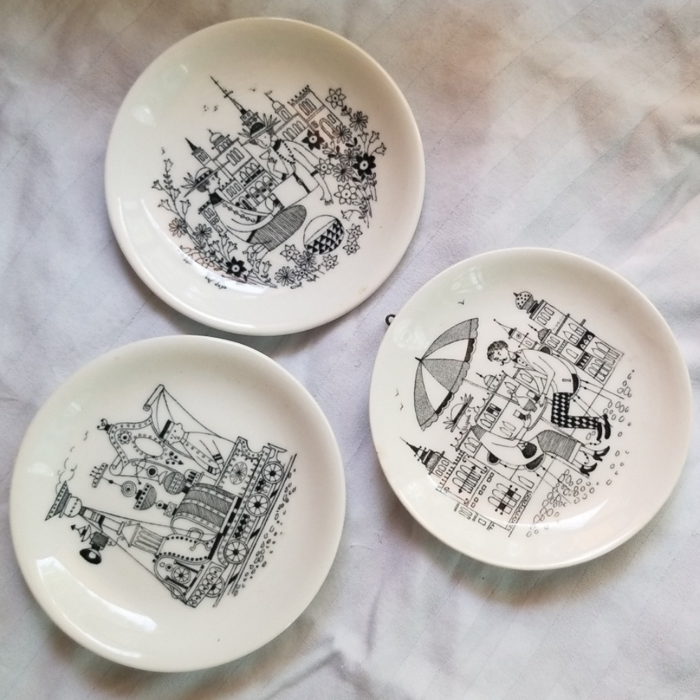 Arabia of Finland mini wall plates
